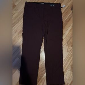 Maurices Women's Straight Leg Pants - wine